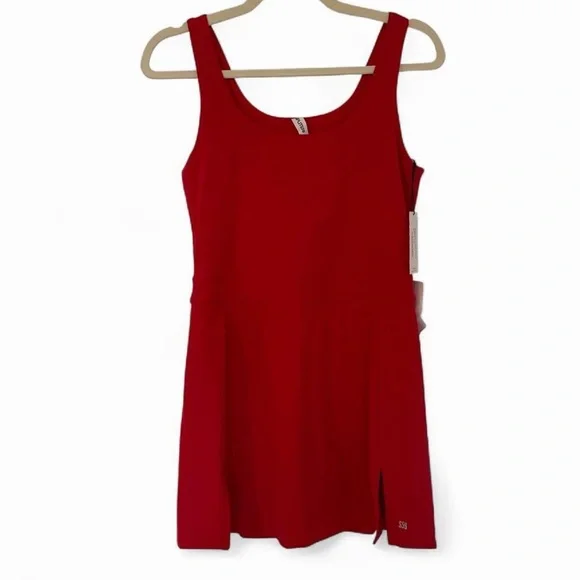 Splits59 Martina Rigor Dress Pirate Red M NWT - Picture 7 of 15